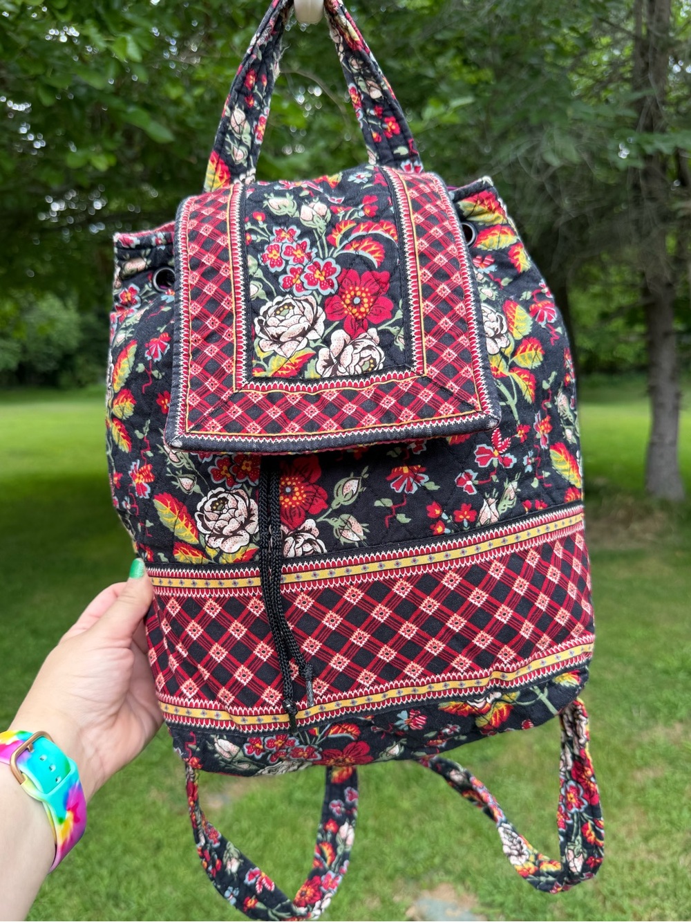 Vera Bradley Mimi Backpack – Anastasia 2002 vintage GUC